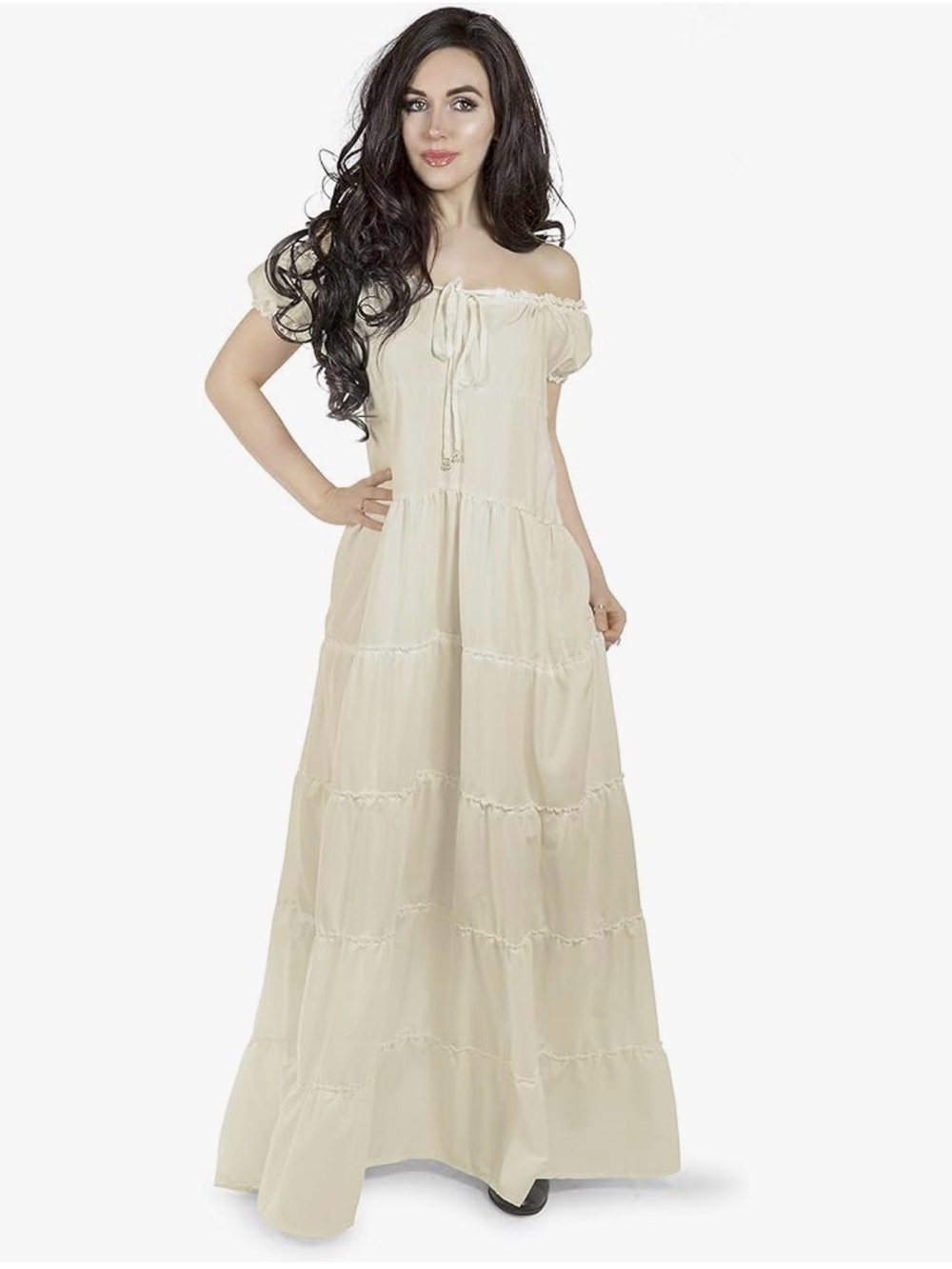 Reminisce Boho Renaissance Costume White Chemise